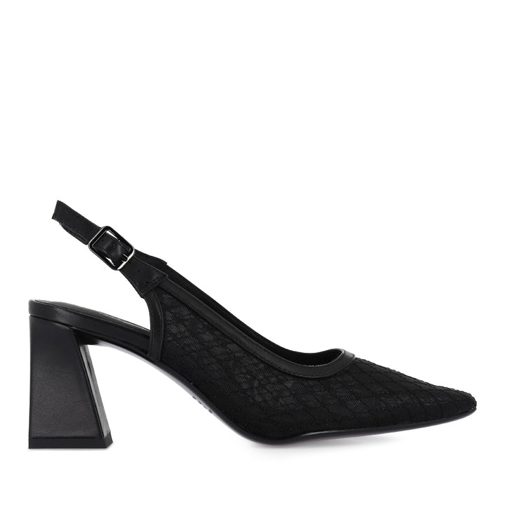 KIPPS - BLACK MESH LEATHER