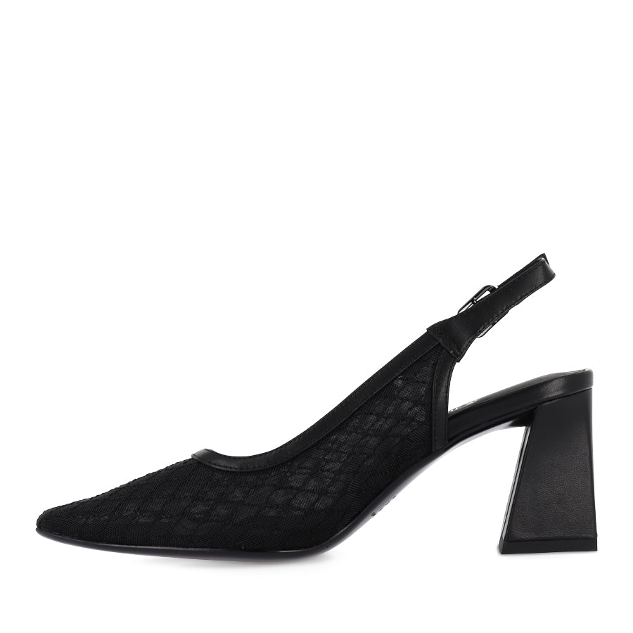 KIPPS - BLACK MESH LEATHER