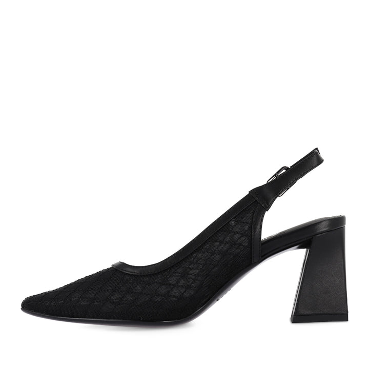 KIPPS - BLACK MESH LEATHER