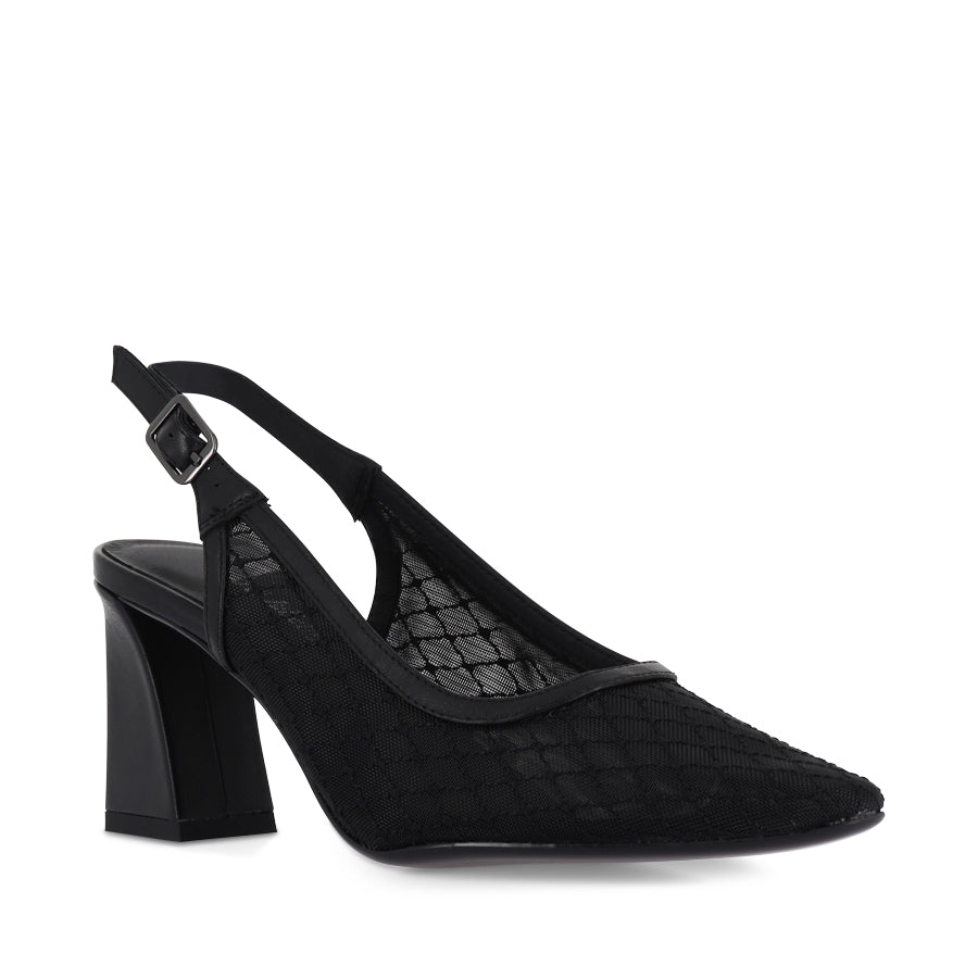 KIPPS - BLACK MESH LEATHER
