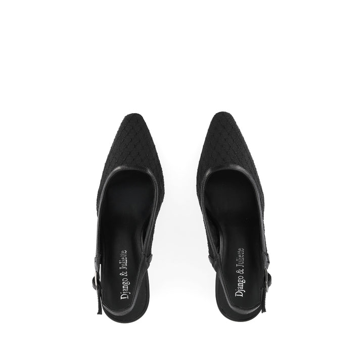 KIPPS - BLACK MESH LEATHER