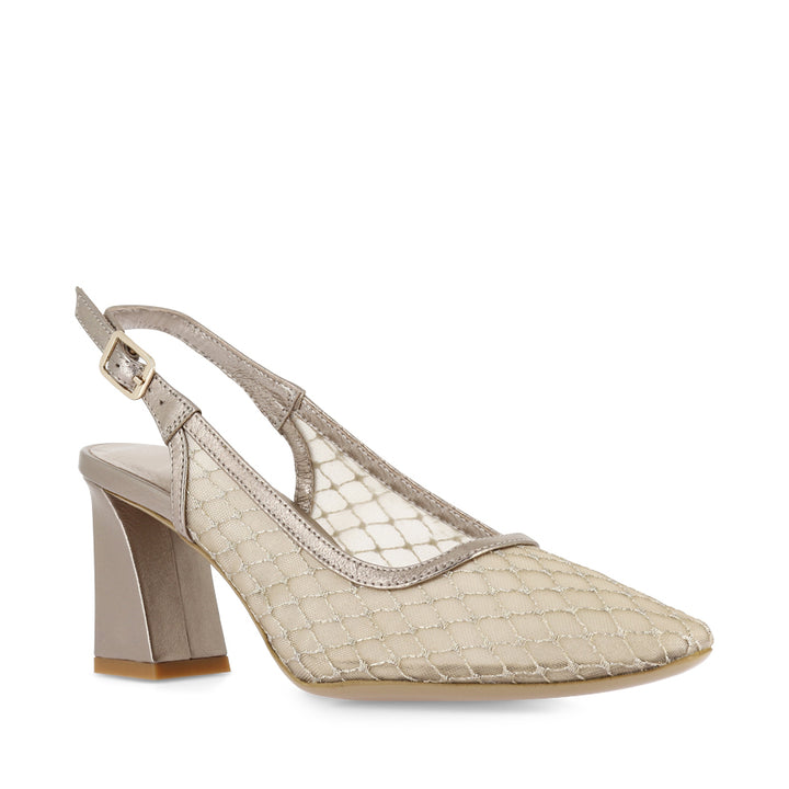 KIPPS - CHAMPAGNE MESH LEATHER