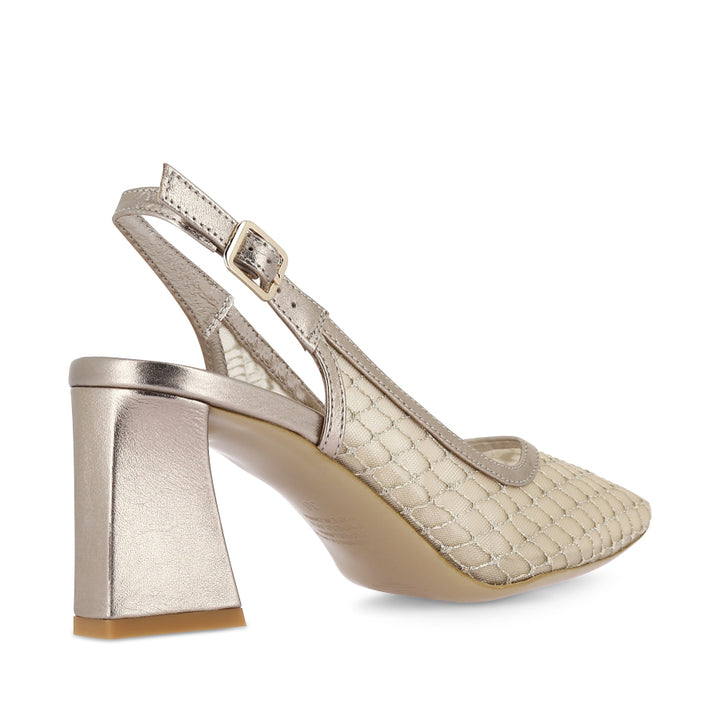 KIPPS - CHAMPAGNE MESH LEATHER