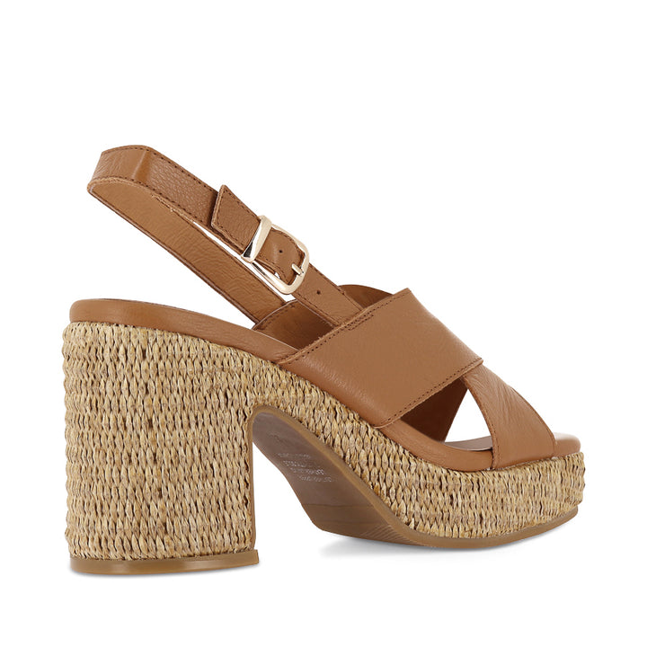 KLORIA - DARK TAN LEATHER
