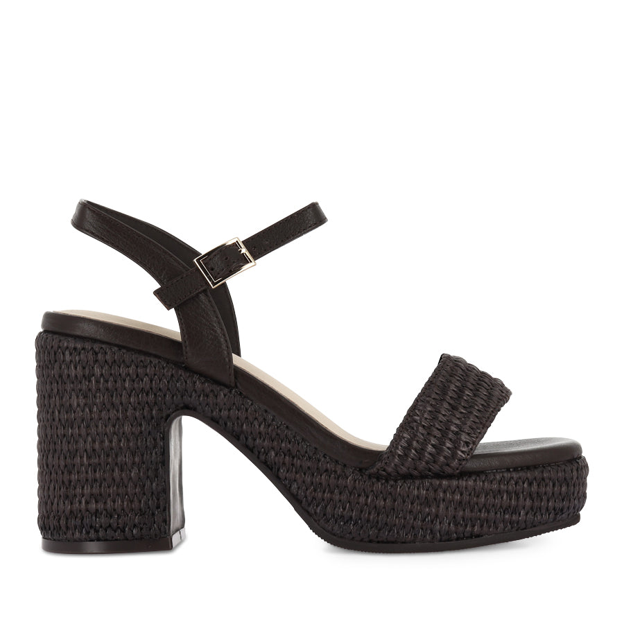 KONDRY - CHOC RAFFIA CHOC LEATHER