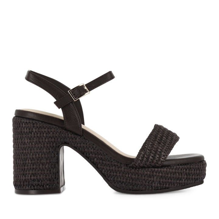 KONDRY - CHOC RAFFIA CHOC LEATHER