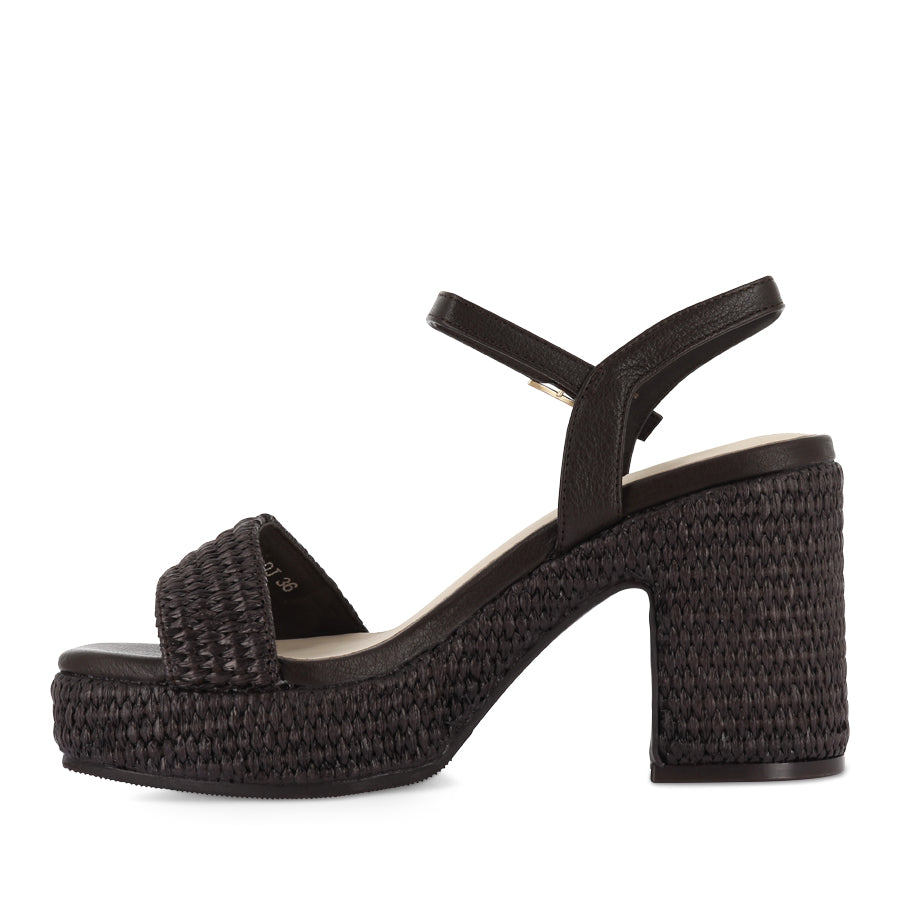 KONDRY - CHOC RAFFIA CHOC LEATHER