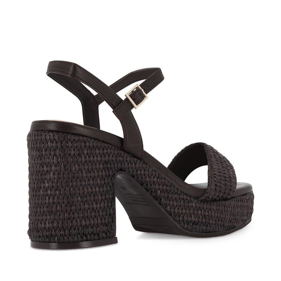 KONDRY - CHOC RAFFIA CHOC LEATHER