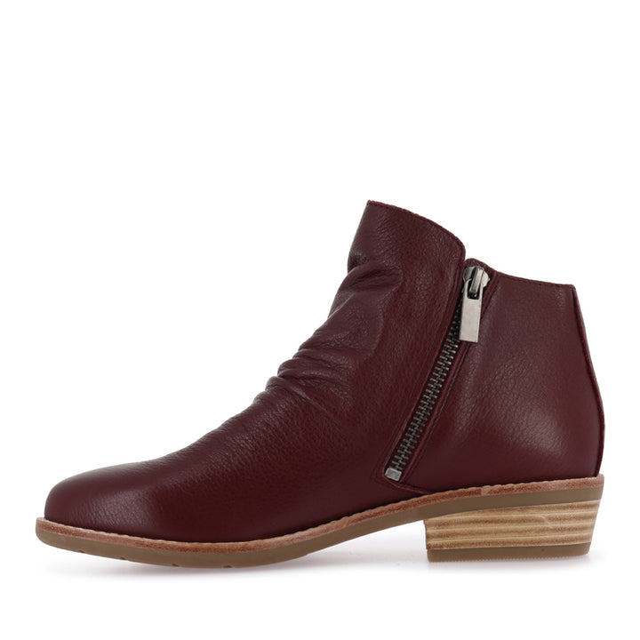 LANKIN - BURGUNDY LEATHER