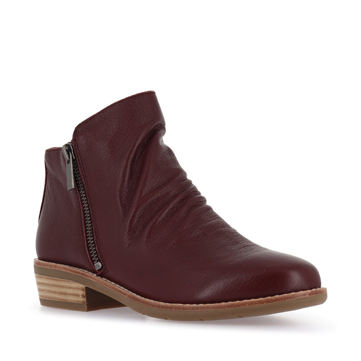 LANKIN - BURGUNDY LEATHER