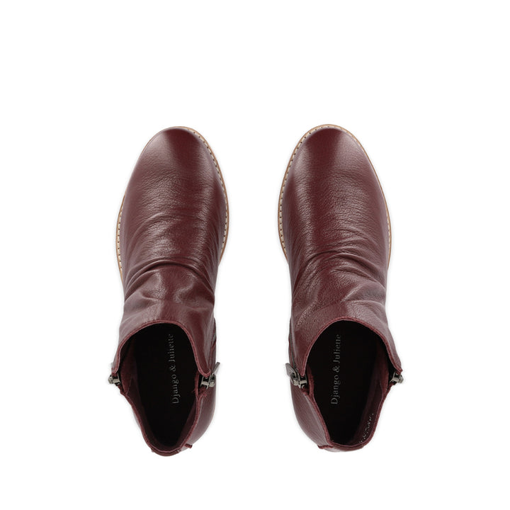 LANKIN - BURGUNDY LEATHER