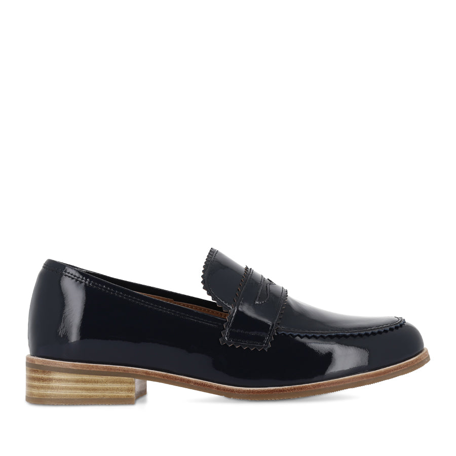 LASTARR - NAVY PATENT NAVY LEATHER