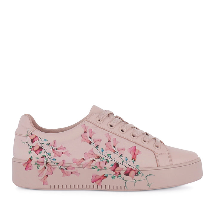 LEEZE - DUSTY PINK FLORIST LEATHER