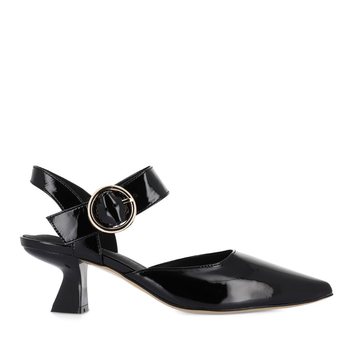 LIDES - BLACK PATENT LEATHER