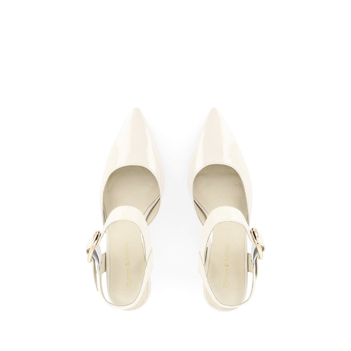 LIDES - IVORY PATENT LEATHER