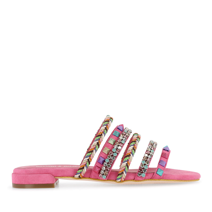 LINEA - PINK MULTI SUEDE