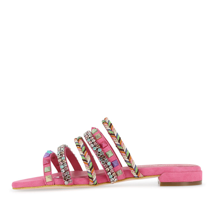 LINEA - PINK MULTI SUEDE