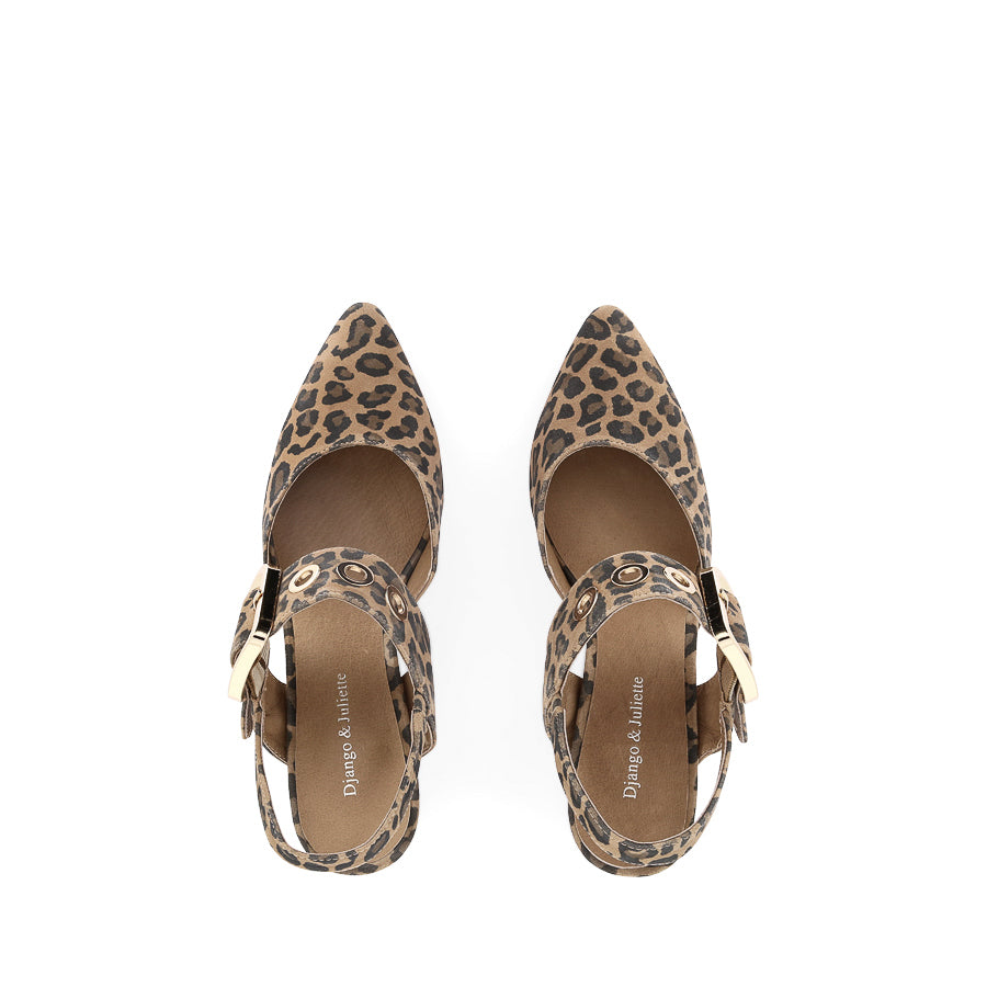 MAGALY - CAMEL LEOPARD SUEDE