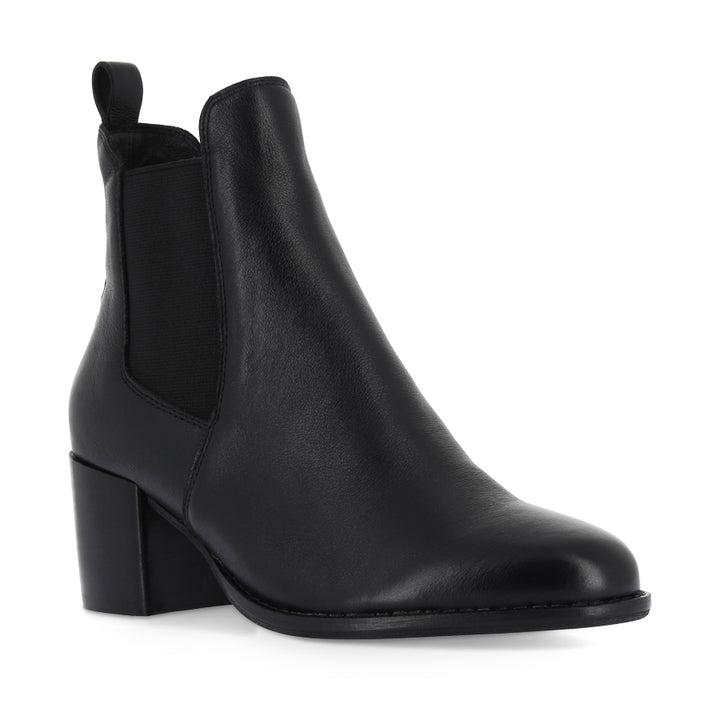 MAHIKA - BLACK BLACK LEATHER