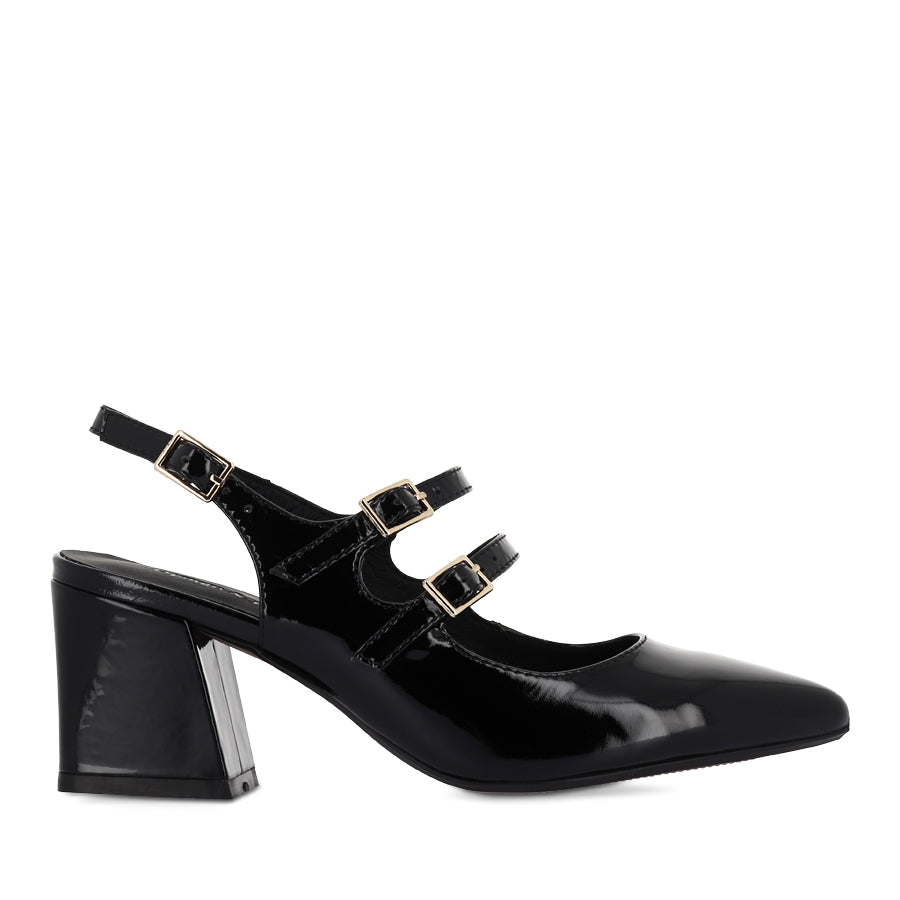 MAISHA - BLACK PATENT LEATHER