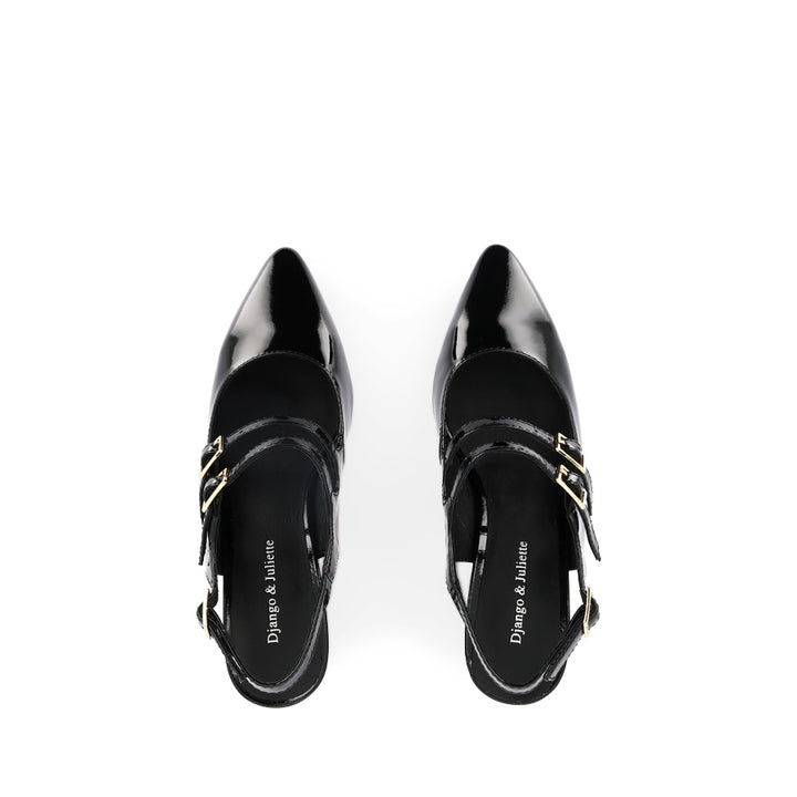 MAISHA - BLACK PATENT LEATHER