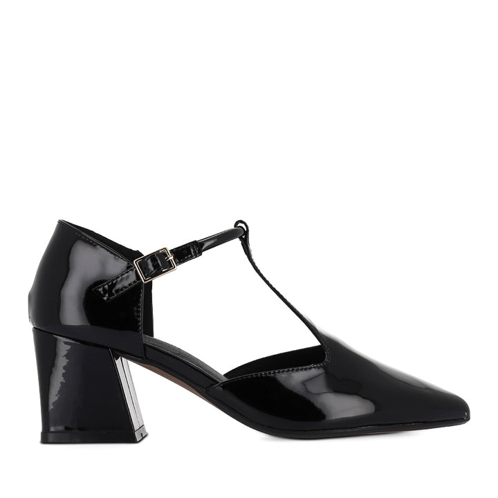MASKIA - BLACK PATENT LEATHER