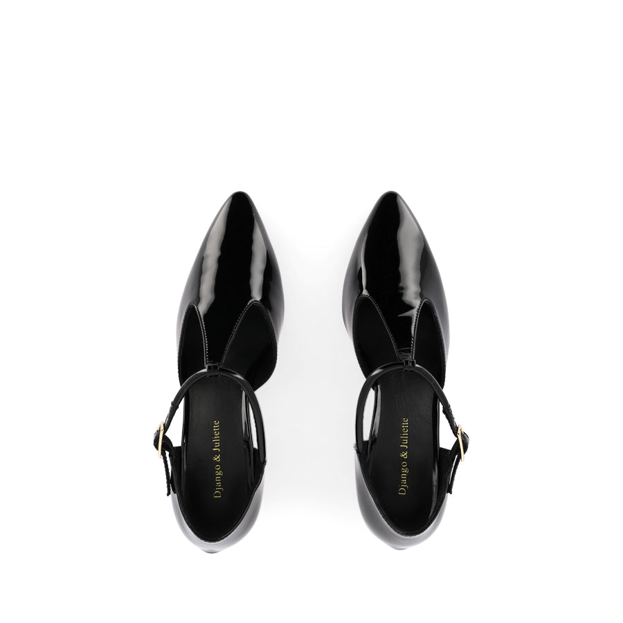 MASKIA - BLACK PATENT LEATHER