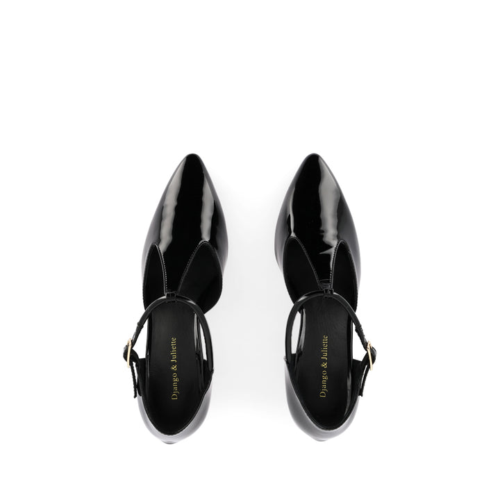 MASKIA - BLACK PATENT LEATHER