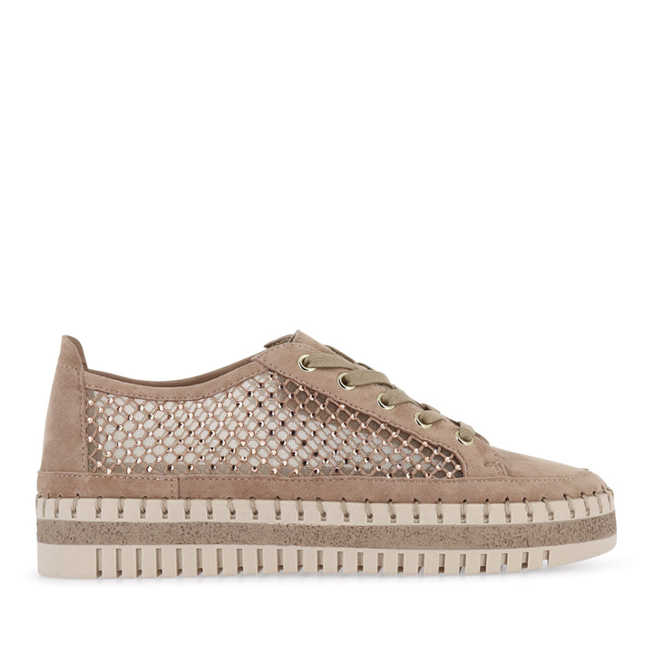 MAYSIE - CAFE SUEDE MESH