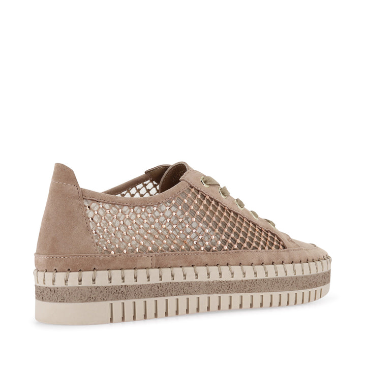 MAYSIE - CAFE SUEDE MESH