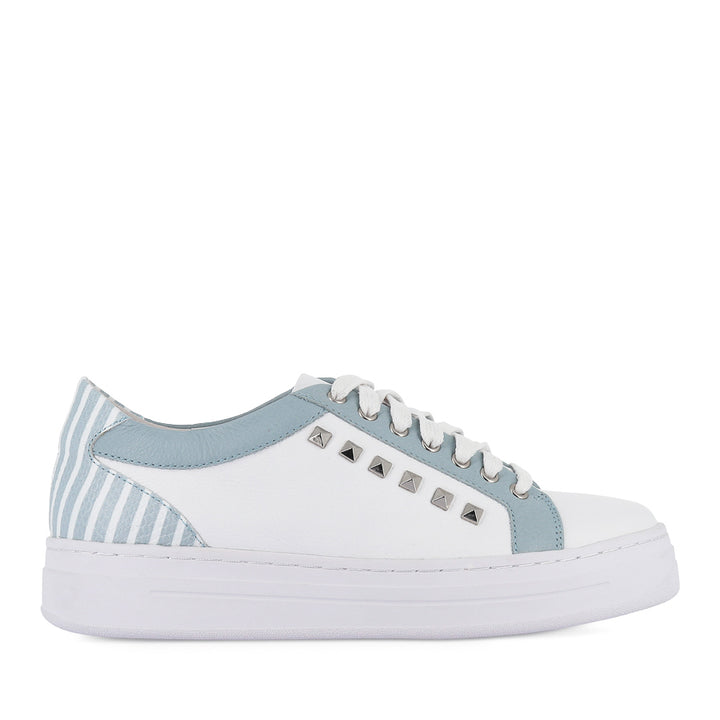 NOBODYS - WHITE DENIM MULTI LEATHER