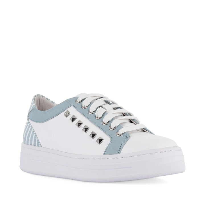 NOBODYS - WHITE DENIM MULTI LEATHER