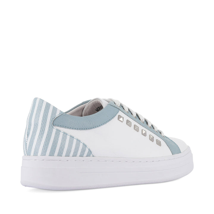 NOBODYS - WHITE DENIM MULTI LEATHER