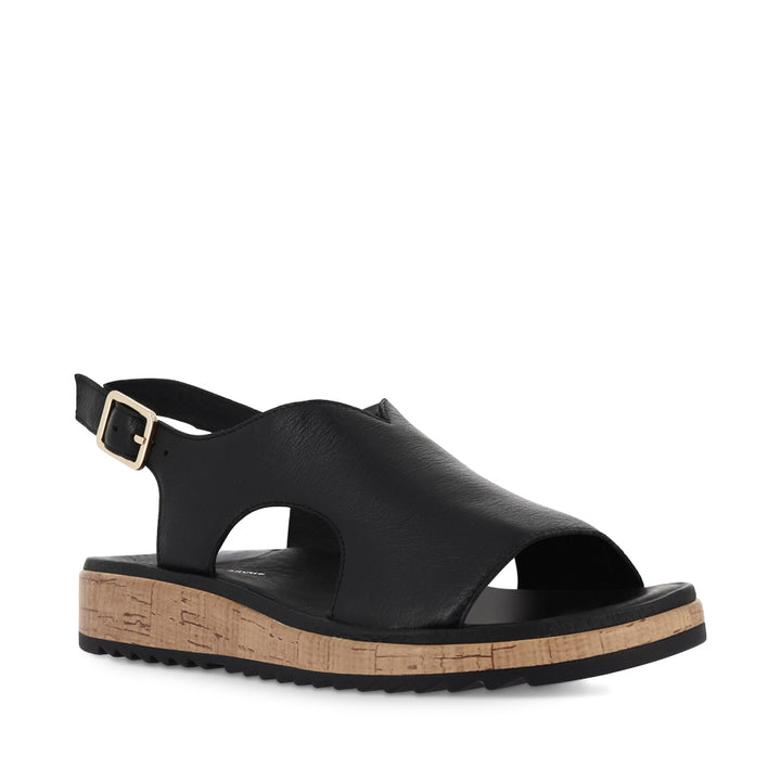 OLINGOS - BLACK LEATHER BLACK SOLE
