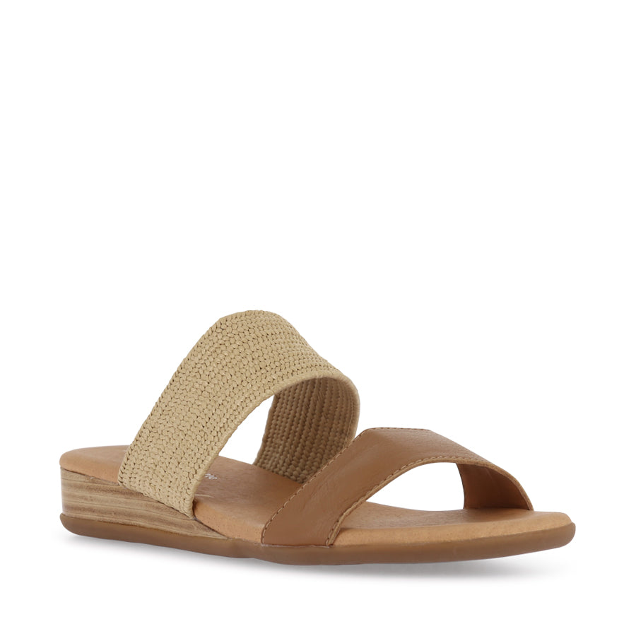 OLYNDA - DARK TAN LEATHER