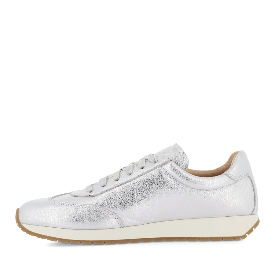 PARISY - WHITE SILVER WASH LEATHER