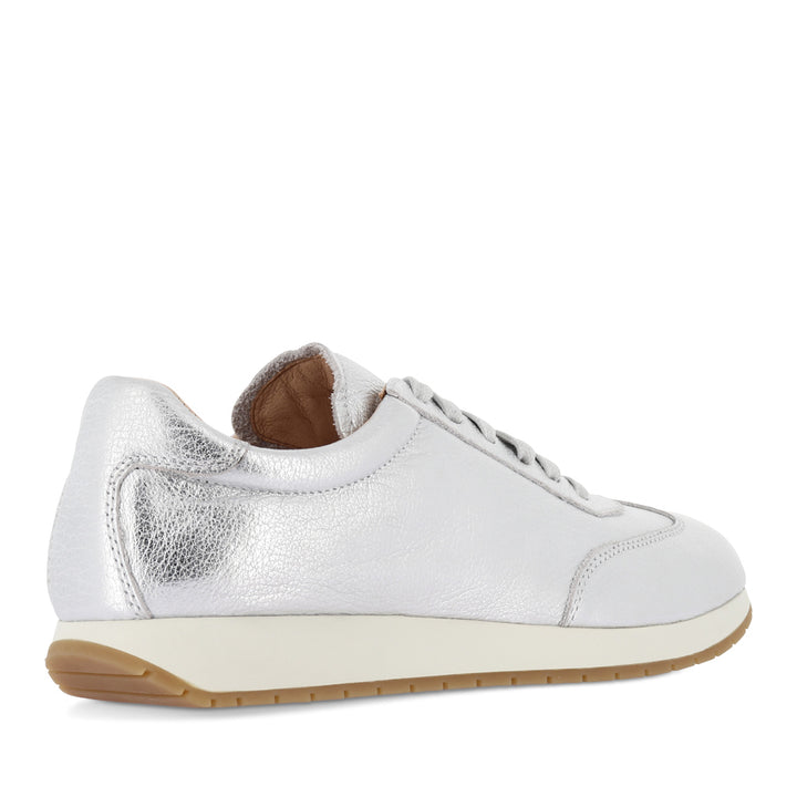 PARISY - WHITE SILVER WASH LEATHER