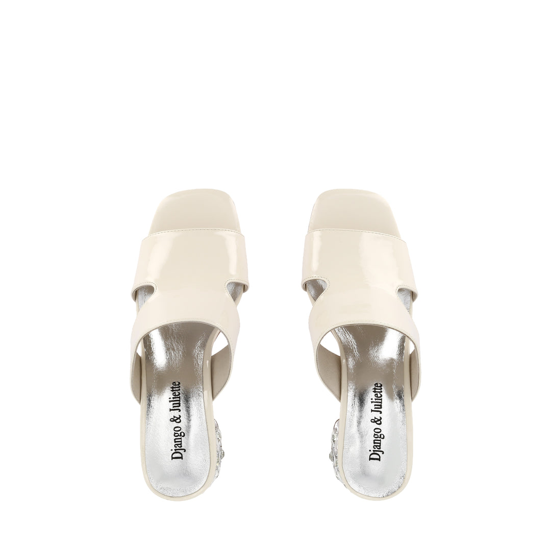 PEDLOWS - IVORY PATENT LEATHER