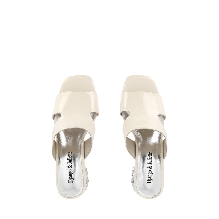 PEDLOWS - IVORY PATENT LEATHER