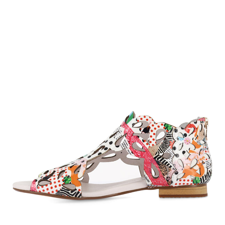 PIETRO - COLLAGE 2 PRINT PATENT LEATHER
