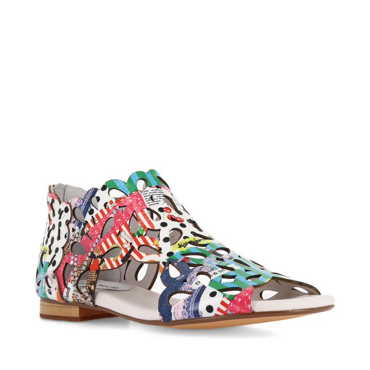 PIETRO - COLLAGE 2 PRINT PATENT LEATHER
