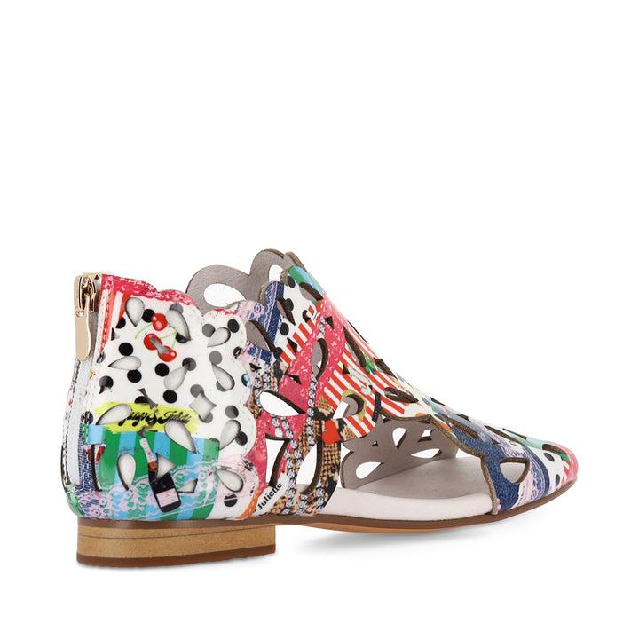 PIETRO - COLLAGE 2 PRINT PATENT LEATHER