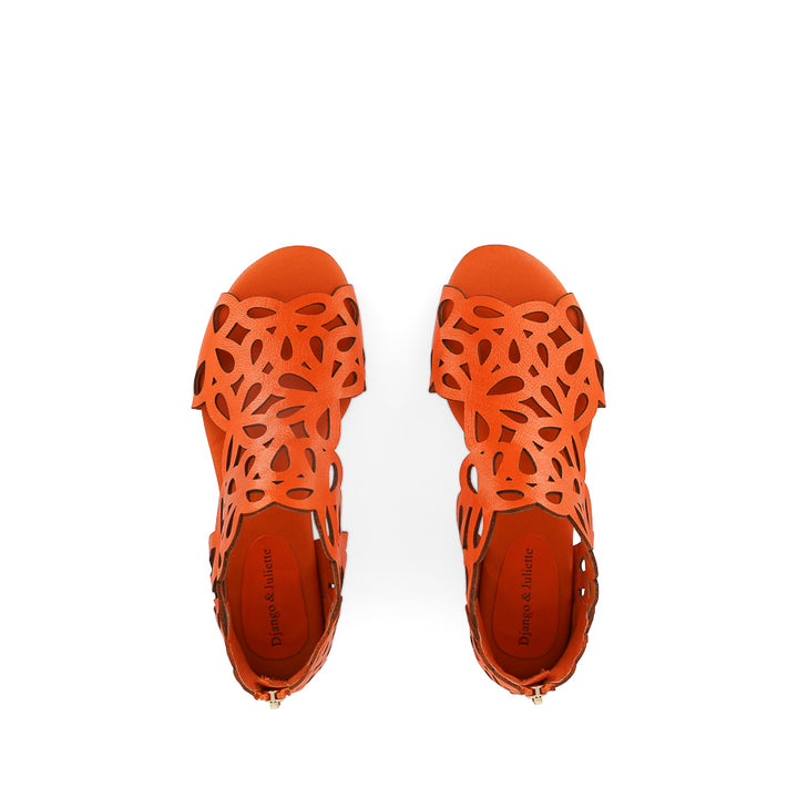 PIETRO - NEW ORANGE LEATHER