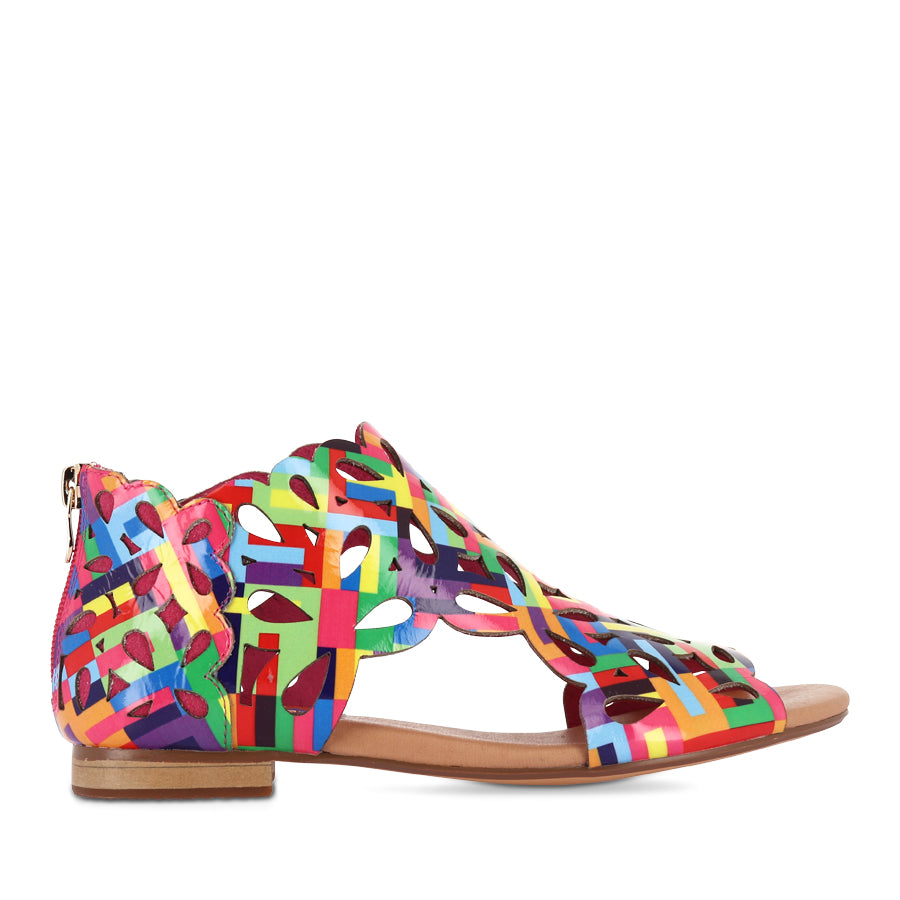 PIETRO - PINK STRIPE MULTI PATENT