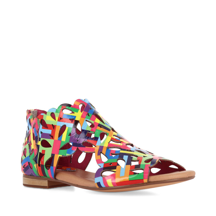 PIETRO - PINK STRIPE MULTI PATENT