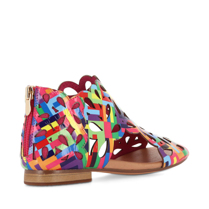 PIETRO - PINK STRIPE MULTI PATENT