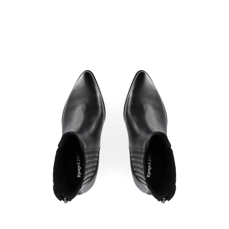 REGGY - BLACK LEATHER
