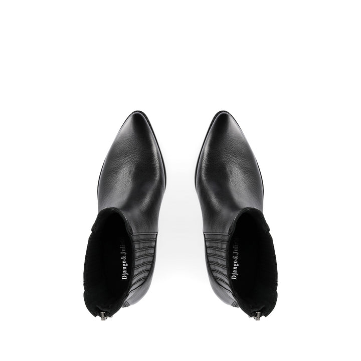 REGGY - BLACK LEATHER