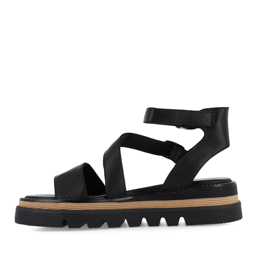 SELIMA - BLACK LEATHER