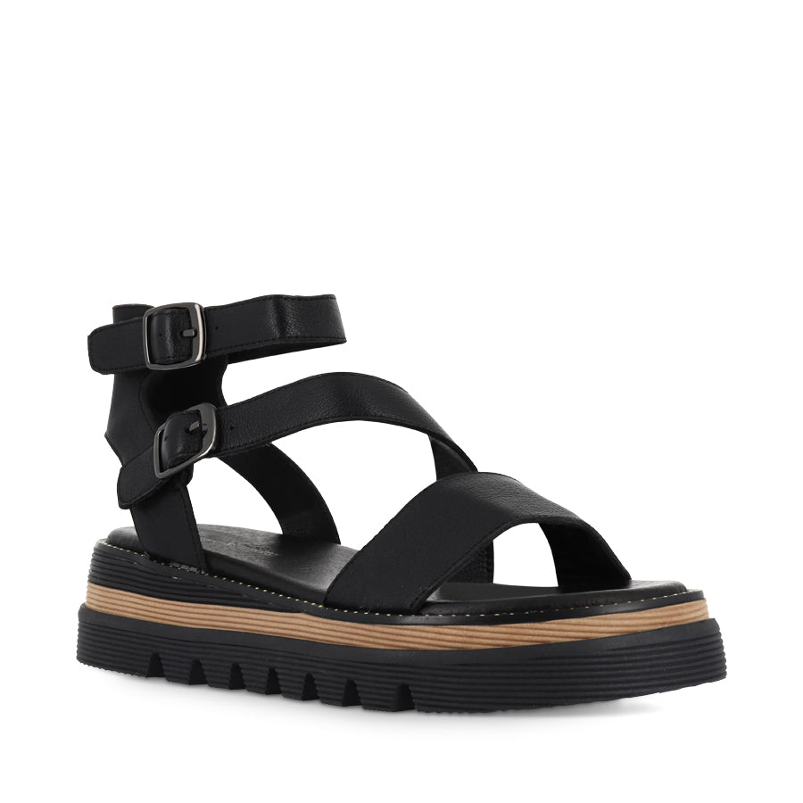 SELIMA - BLACK LEATHER
